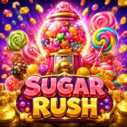 Doces gelatinosos do Sugar Rush com multiplicadores guardados nas posições